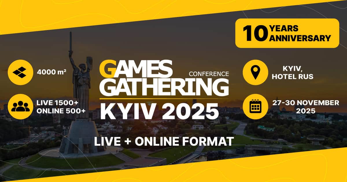 Games Gathering 2025 Kyiv — 10 років разом!